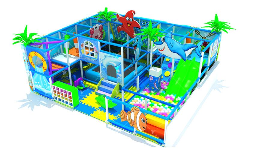 Интерактивная мягкая площадка для помещений 5IPG-03