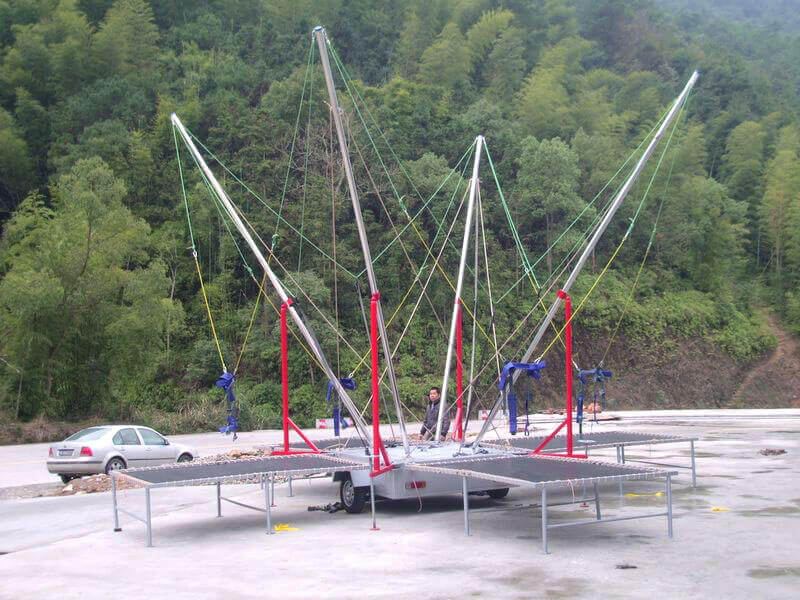 Батут с эластичными ремнями 5BT-06
