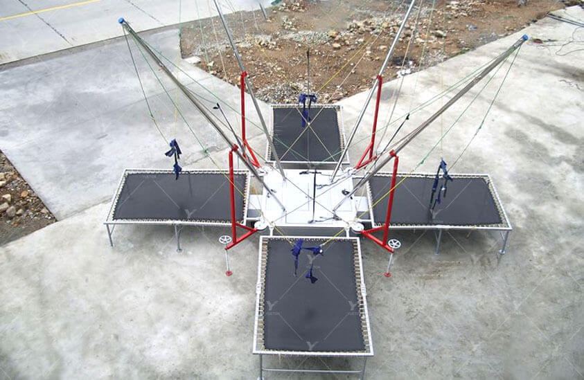 Батут с эластичными ремнями 5BT-06