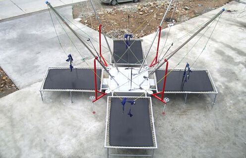 Батут с эластичными ремнями 5BT-06