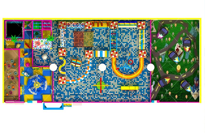 Крытый мягкий игровой комплекс 5IPG-17