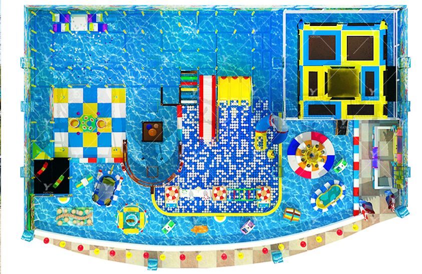 Игровой мягкий комплекс для помещений 5IPG-18