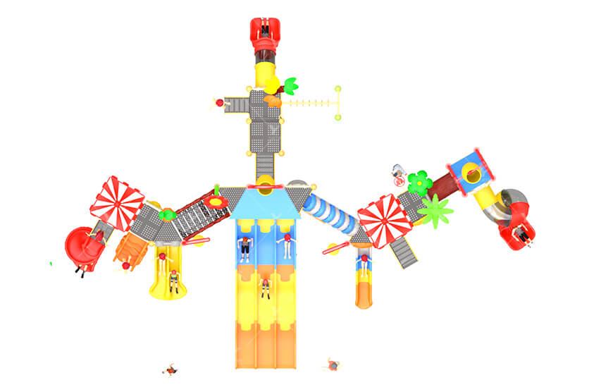 Водная игровая площадка для аквапарка 5WPP-05