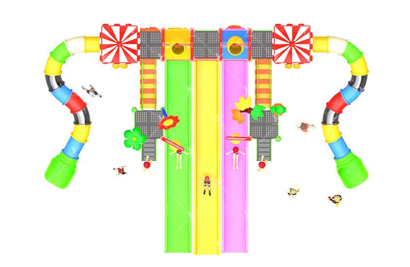 Аквапарк-игровая площадка 5WPP-09
