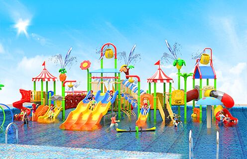 Водная игровая площадка для аквапарка 5WPP-05