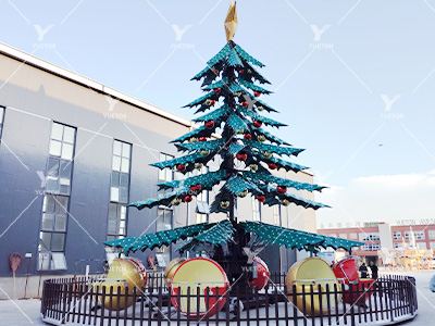 Производство 10 комплектов рождественских ёлок компании Zhengzhou Yueton Amusement Equipment Co., Ltd.